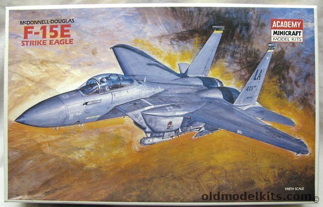 Academy 1/48 F-15E Strike Eagle With ASAT Missile, 1687 plastic model kit